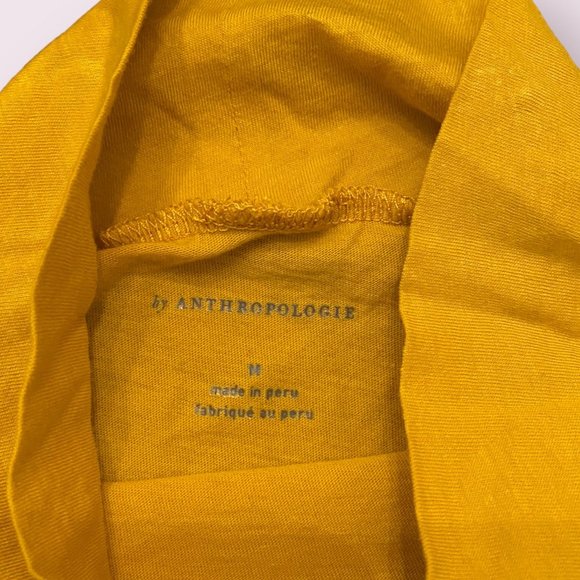 Anthropologie | Women’s | Mustard Yellow Mock Neck Long Sleeve | Size: Medium - Picture 8 of 8